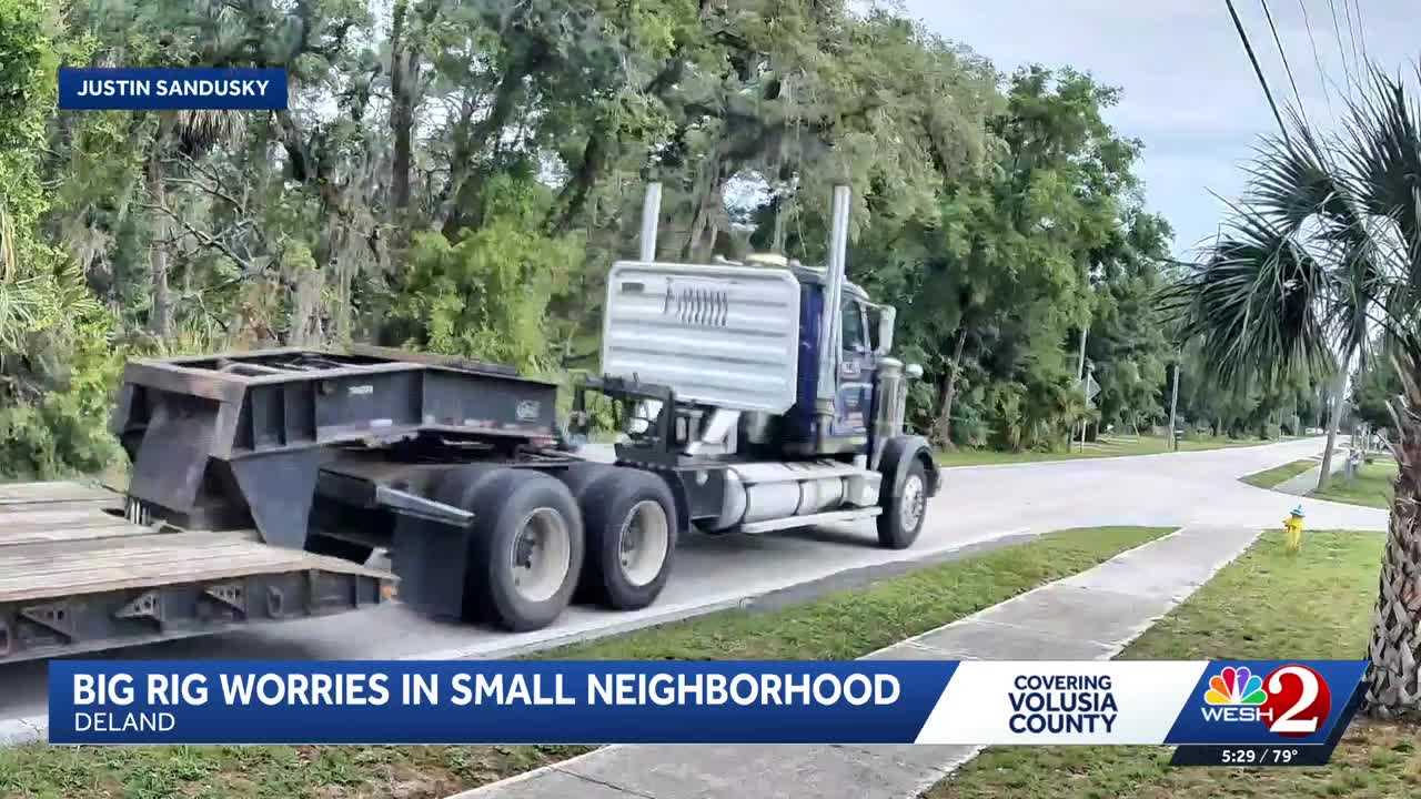 DeLand-area neighbors raise concerns about truck traffic on Marsh Road — WESH 2 Orlando, Arlington Real Estate news