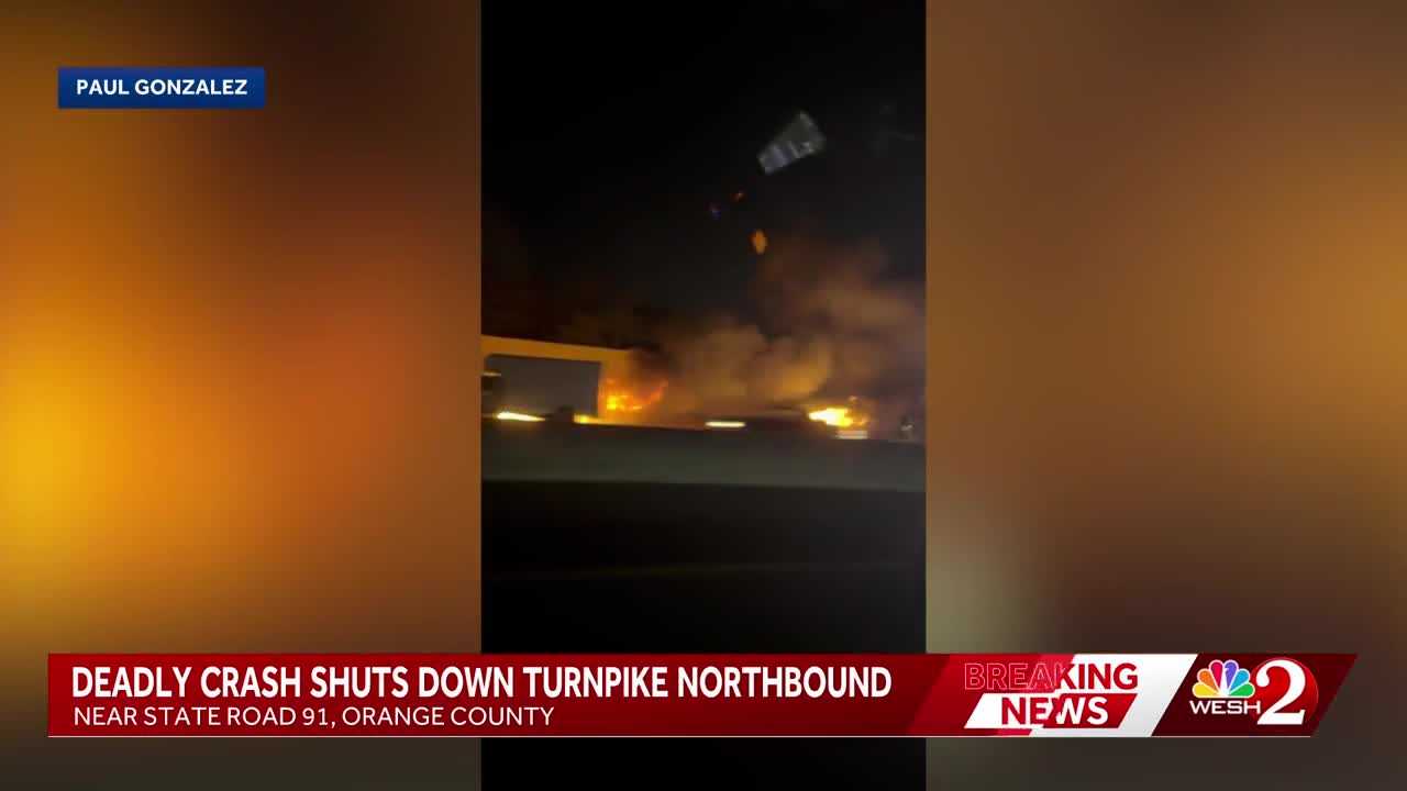 Six killed in fiery crash on Florida’s Turnpike in Orange County, troopers say — WESH 2 Orlando, Arlington Community news