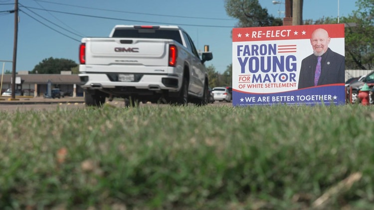 'Why would you do this?': White Settlement mayor reacts after councilman's wife cited for stealing campaign sign — WFAA (Dallas-Fort Worth), Arlington Government news